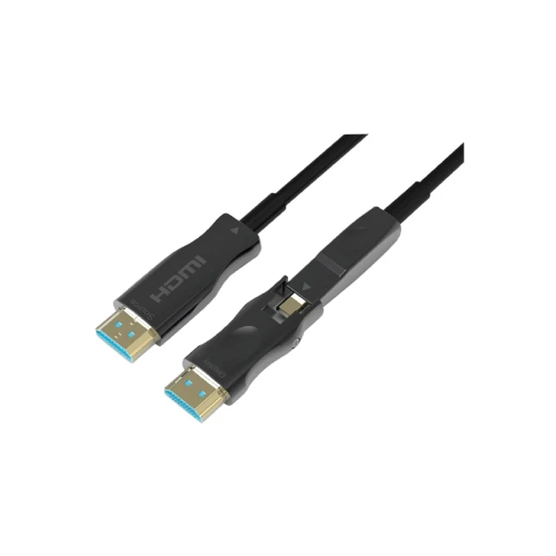 GBC Cavo HDMI AOC In Fibra Ottica Con Adattatore Varie Misure