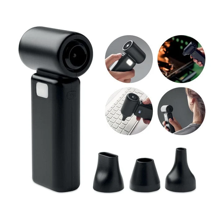 Ventilatore turbo portatile nero