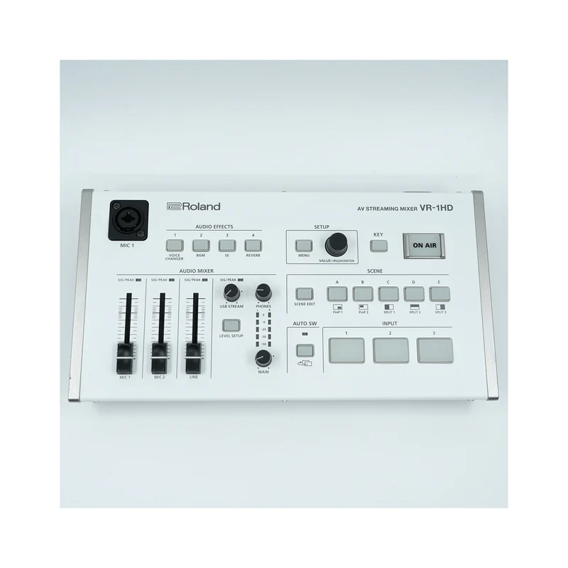 Roland AV Streaming Mixer VR-1HD Demo