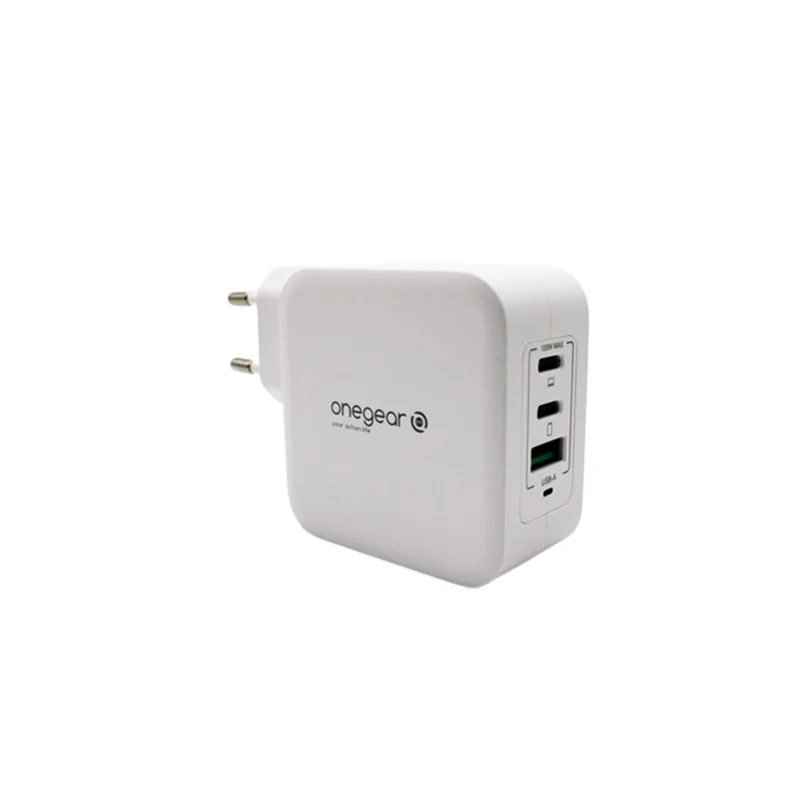 OneGear Action Charger 100W 3 porte (1 usb 2 type C) - Bianco