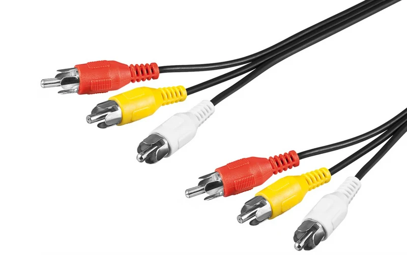 Composite Audio-Video-Verbindungskabel, 3x Cinch