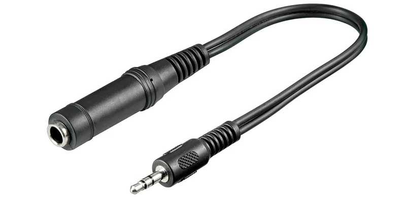 Kopfhörer-Adapter, 3,5 mm Stecker zu 6,35 mm Buchse