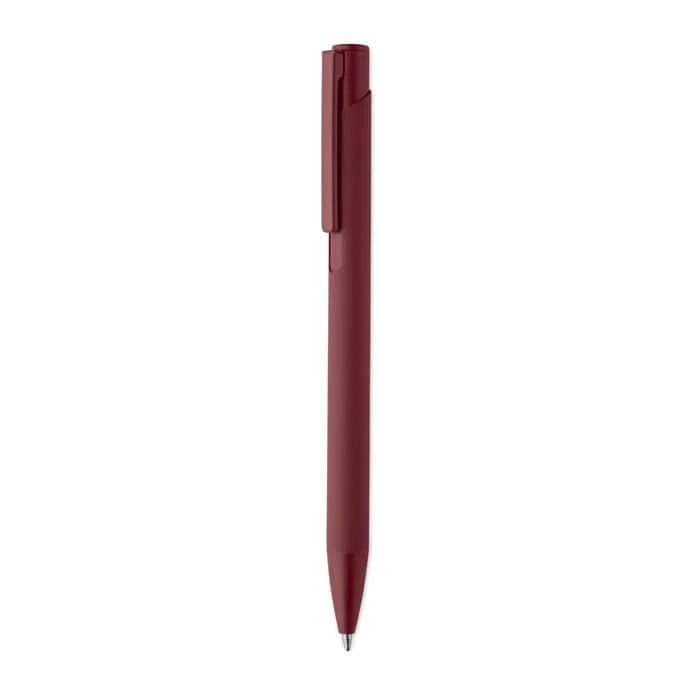 Penna in alluminio riciclato e fusto gommato