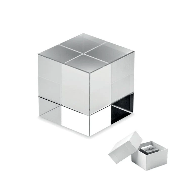 Premio cubo in vetro