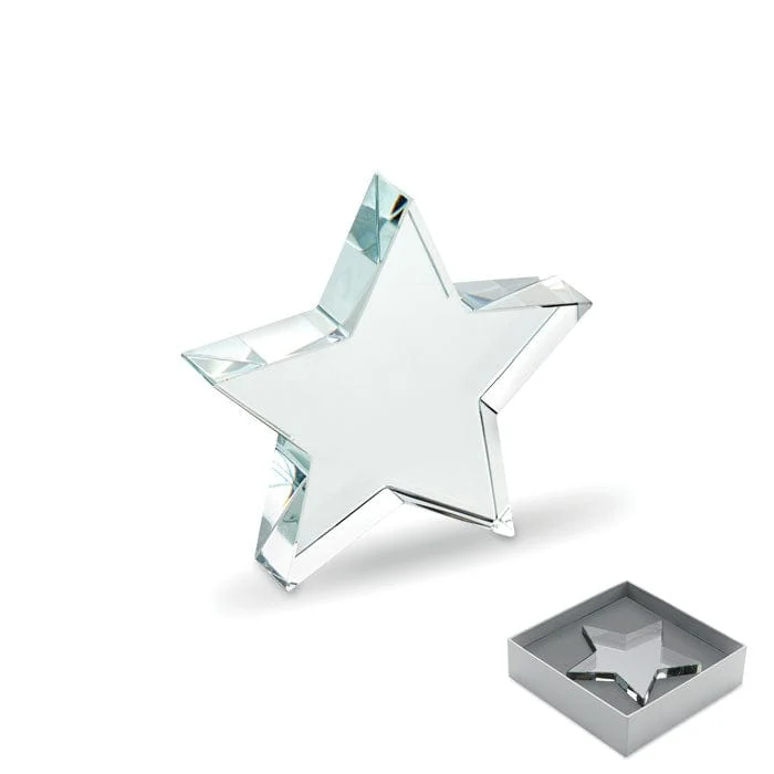Premio stella in vetro