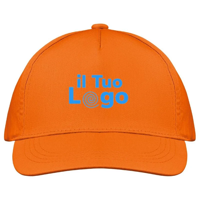 Cappellino a 5 pannelli cotone 160g