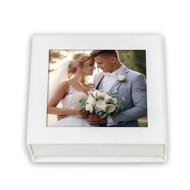 Box USB "Alba White" (11x11x3) - Art. BY94W