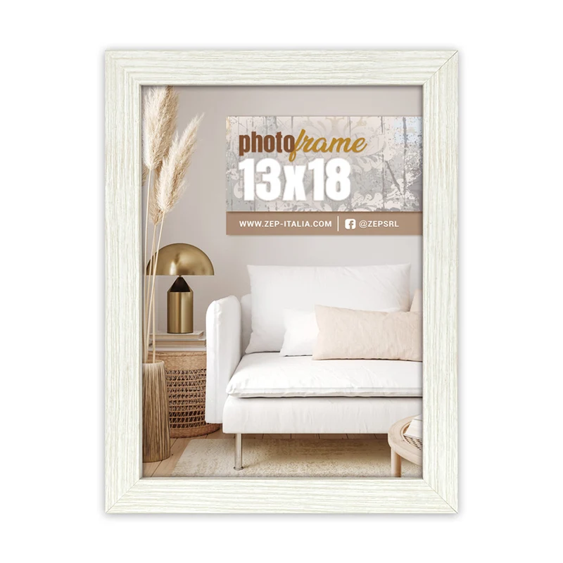 Cornice in legno "Halle White" (10x15)/(13x18)/(15x20)/(20x30) - Art. HK546W/HK557W/HK568W/HK523W
