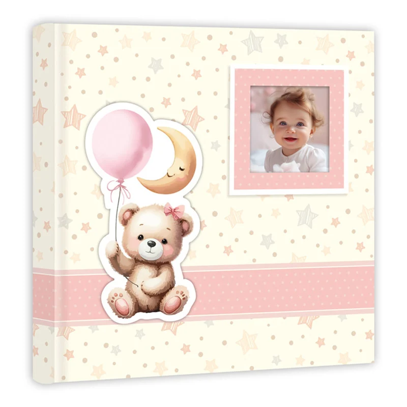 Album con pagine interne in cartoncino bianco "Brian Pink" 20 fogli (24x24)/(32x32) - Art. BP24242P/BP32323P