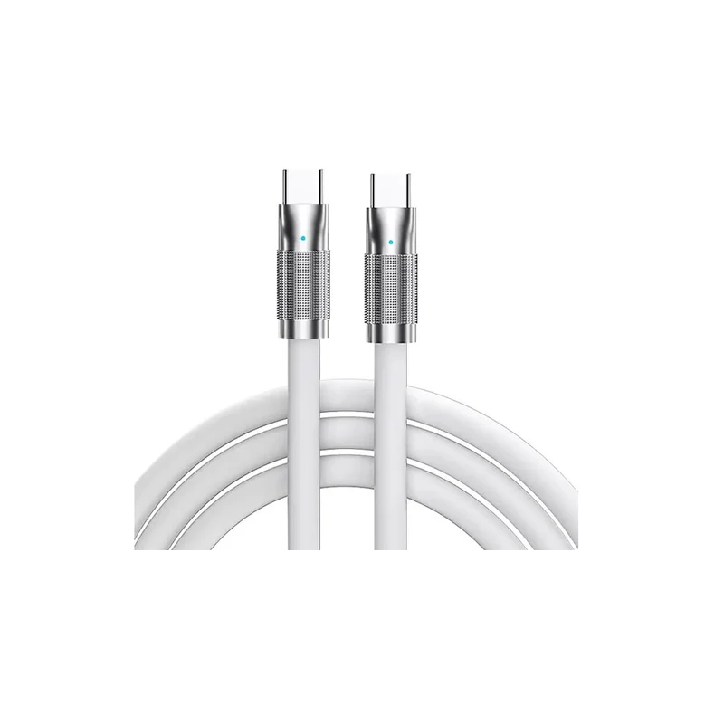 OneGear cavo zinco 120W 6A Type-C>TYPE-C 1m - Bianco