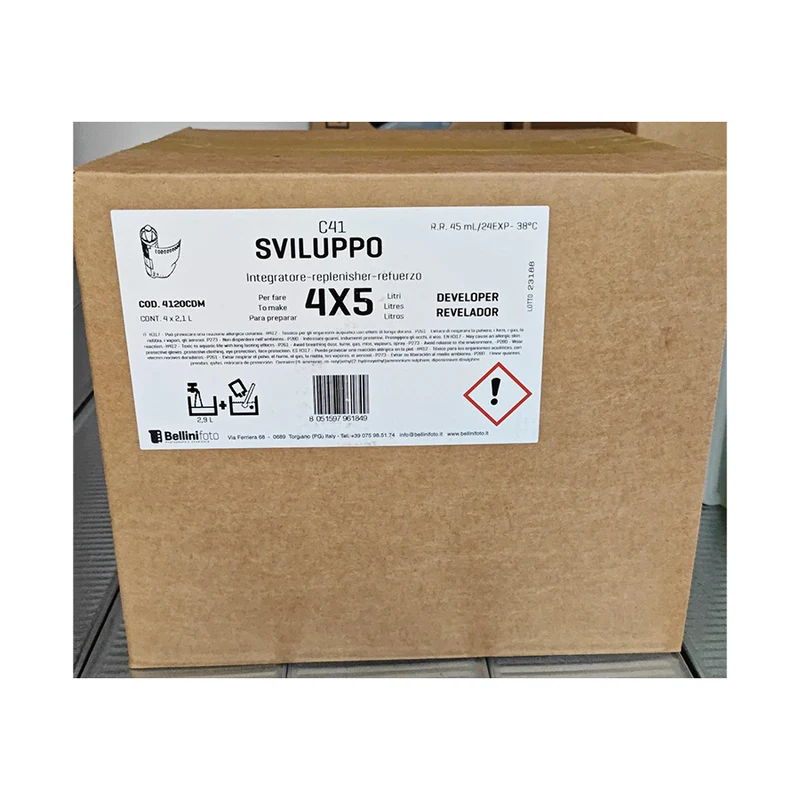 Bellini Sviluppo Colore C41 Monoparte 20L (4x5L)