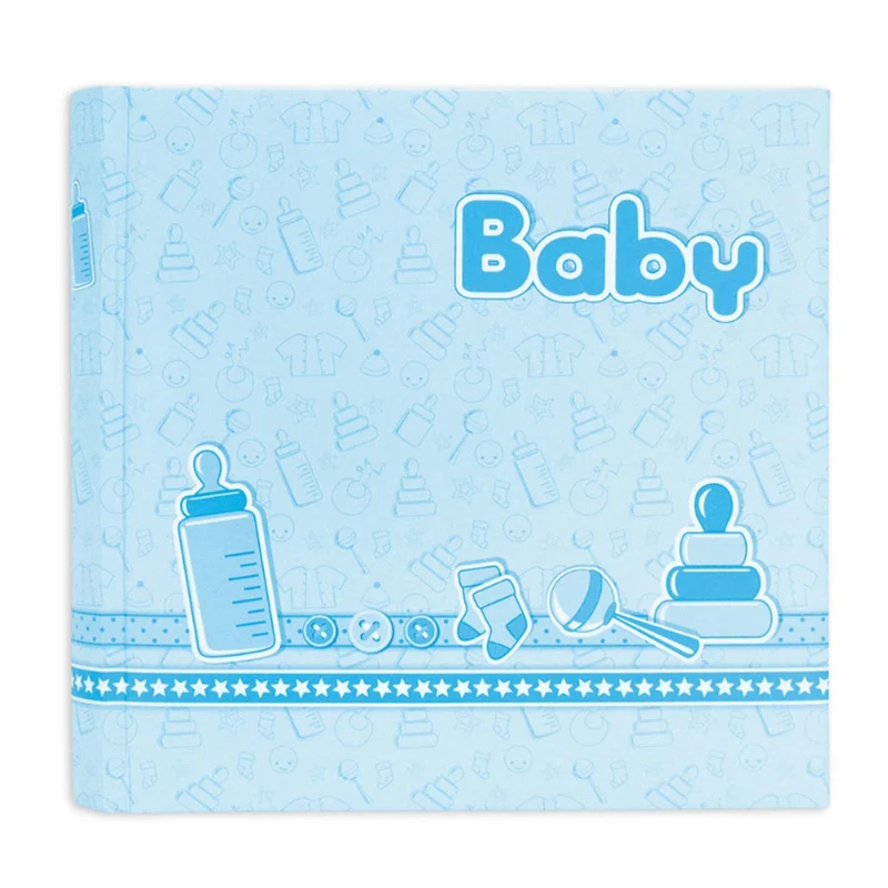 Album in carta con veline "Bebe Blu" 20 fogli (24x24) - Art. BE2420B