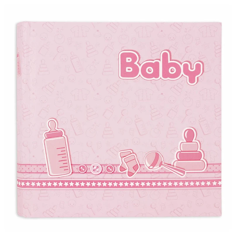 Album in carta con veline "Bebe Pink" 20 fogli (24X24) - Art. BE 2420P