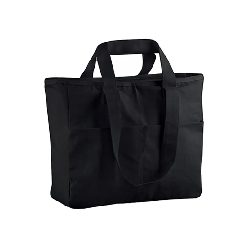 Grande Shopper con doppio manico e tasche
