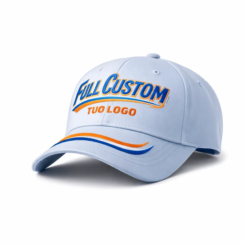 Cappellino 6 pannelli Full Custom - Cotone pesante