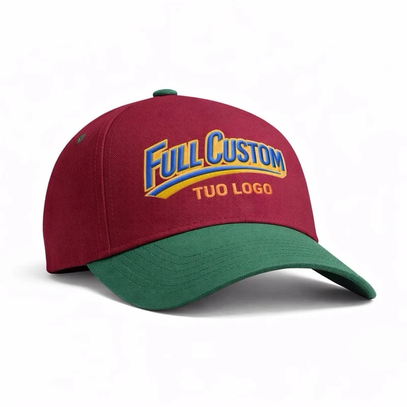 Cappellino 5 pannelli Full Custom - Cotone pesante