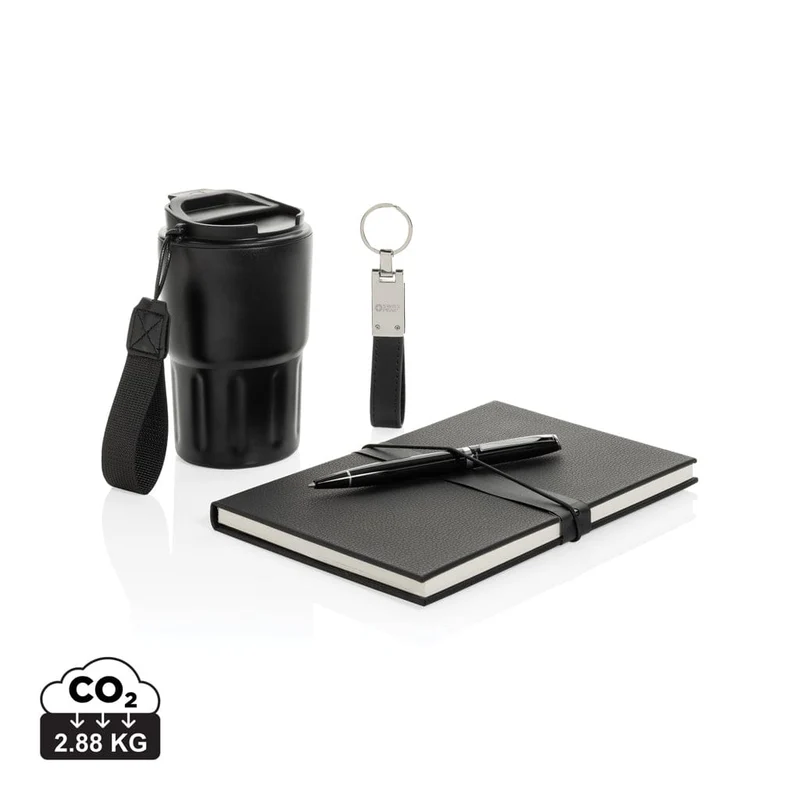 Set regalo business deluxe kit con bicchiere RCS