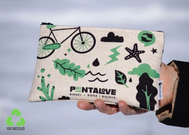 Pochette personalizzata ALL OVER - Iuta RPET