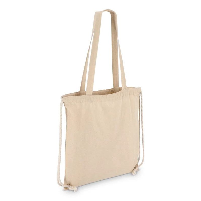 Borsa in cotone con coulisse OEKO-TEX® 38 x 42 cm 140g/m²