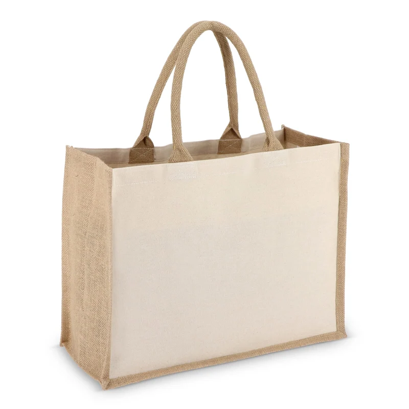 Borsa in juta-cotone OEKO-TEX® 42,5 x 19 x 32 cm 320g/m²