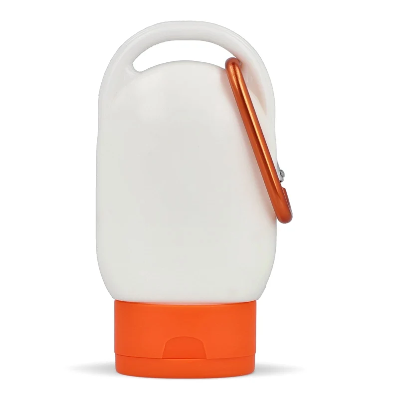 Lozione solare con moschettone SPF30 materiale riciclato