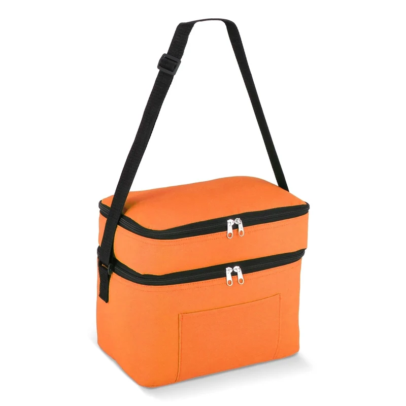R-PET 600D Borsa termica a doppio scomparto 30 x 20 x 25 cm 12L