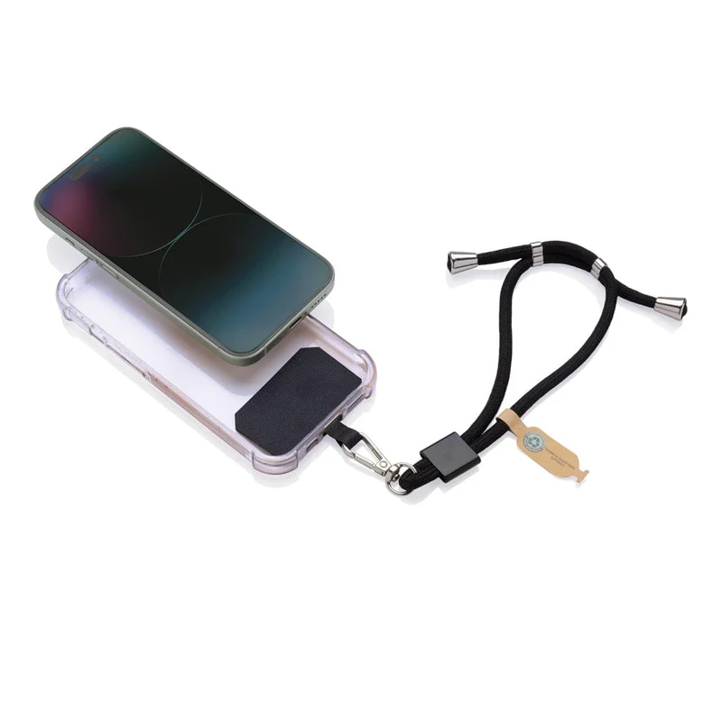 Bracciale regolabile porta telefono CarryLoop in PET riciclato RCS
