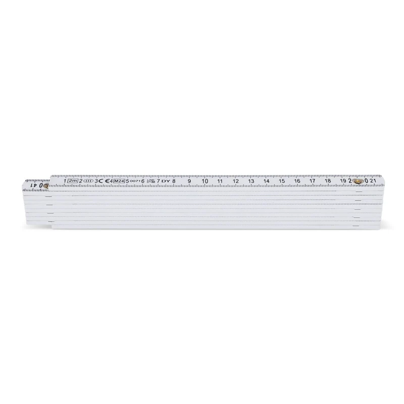 Metro pieghevole calibrato da 2 m