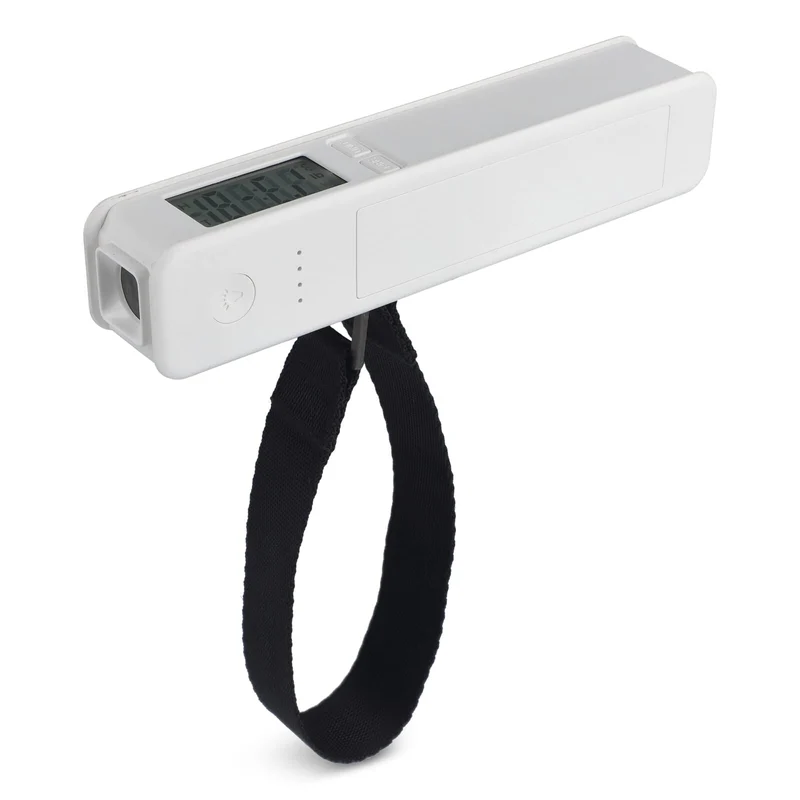 Travel Powerbank 5-in-1: Bilancia, torcia, righello, termometro.