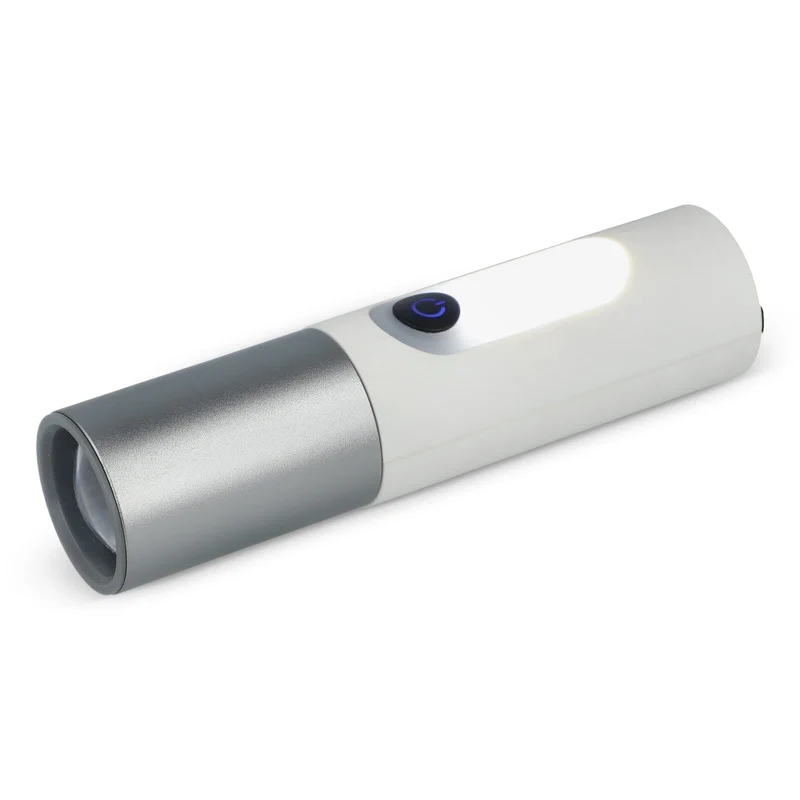 Torcia LED ricaricabile da 10W con funzione Zoom 300lm
