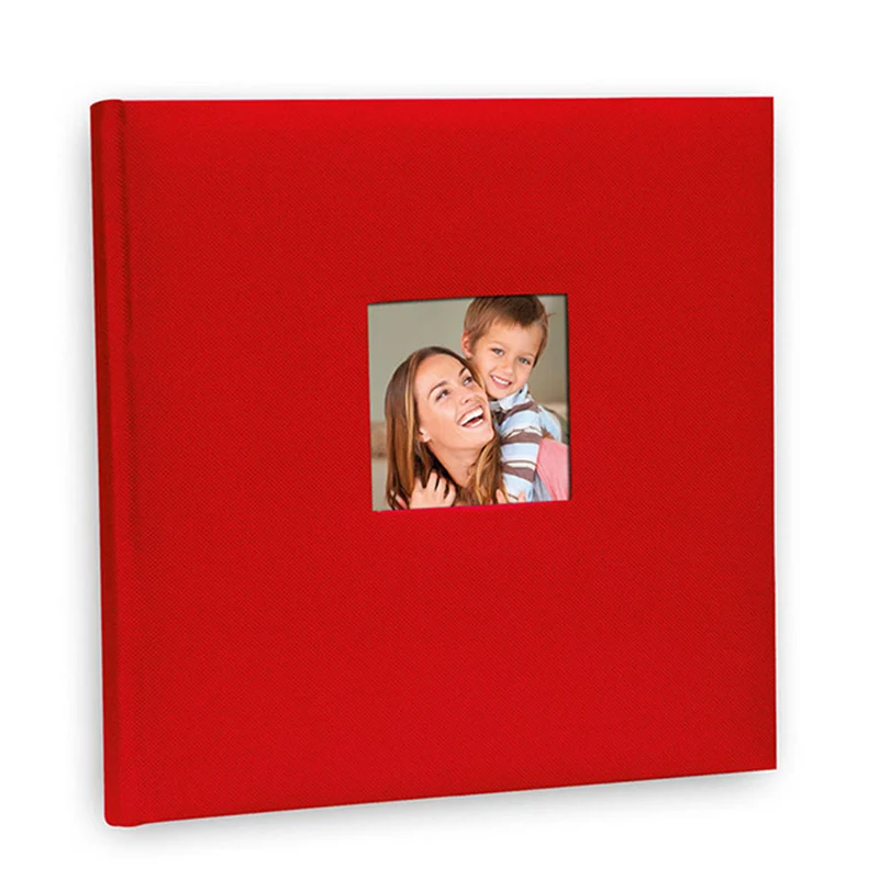 Album con pagine in cartoncino bianco "Cotton Red" 20 pagine (24x24)/30 pagine (31x31) - Art. OR242420/OR313130