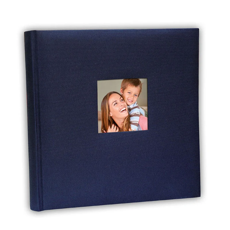 Album con pagine in cartoncino bianco "Cotton Blu" 20 pagine (24x24)/30 pagine (31x31) - Art. OB242420/OB313130