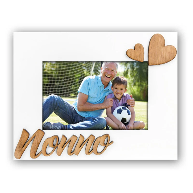 Cornice in legno "Nonno Hi" (10x15) - Art. MN46HI