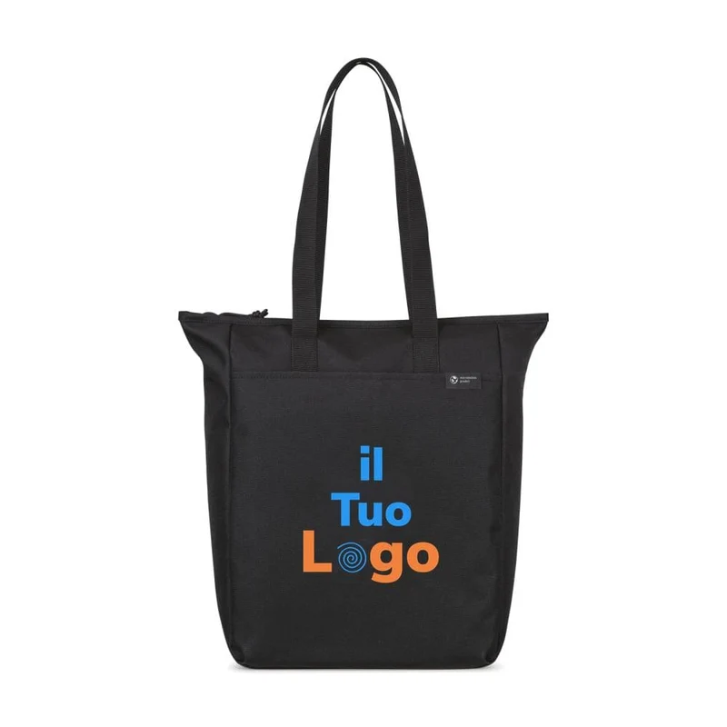 Shopper con cerniera Renew in PET riciclato AWARE™ – 28 × 12.7 × 38.1 cm
