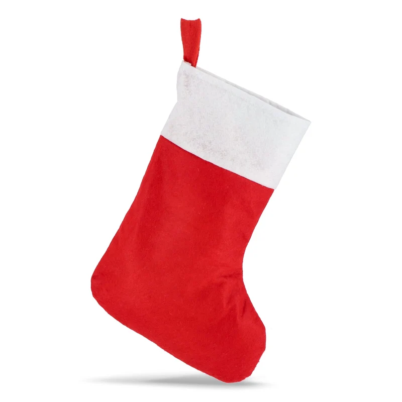 Calza di Natale in feltro 43 cm
