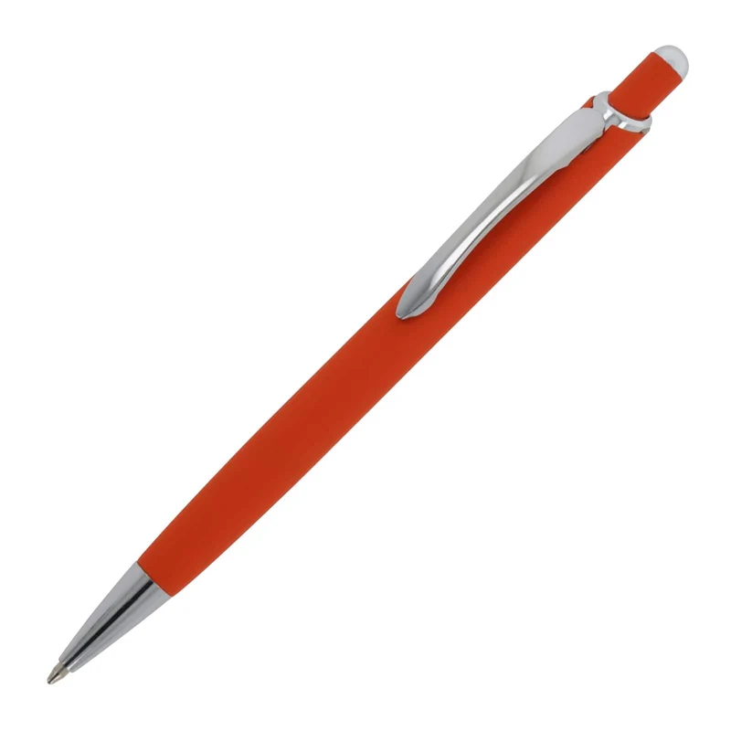 Penna a sfera Monaco in metallo gommato