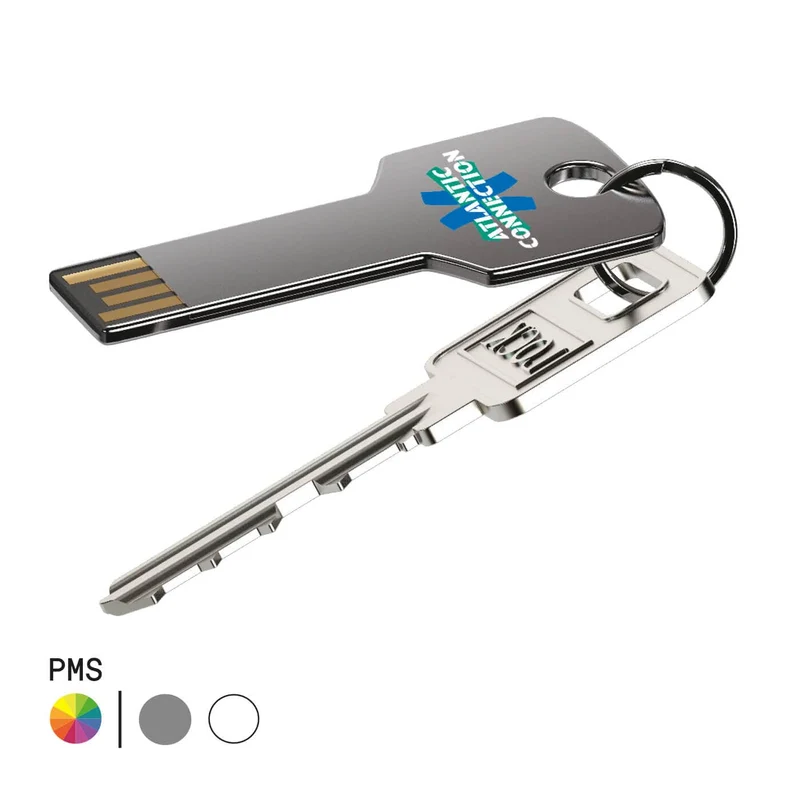 Metal USB Key Flash Square