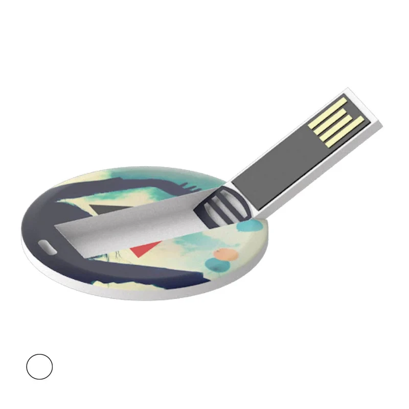 USB plastica Round