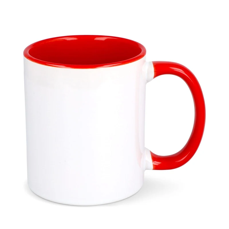 Tazza subli Oslo con interno e manico colorati 300ml