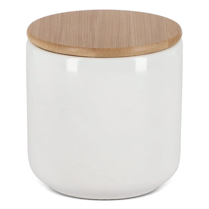 Barattolo in ceramica e bambù 550 ml