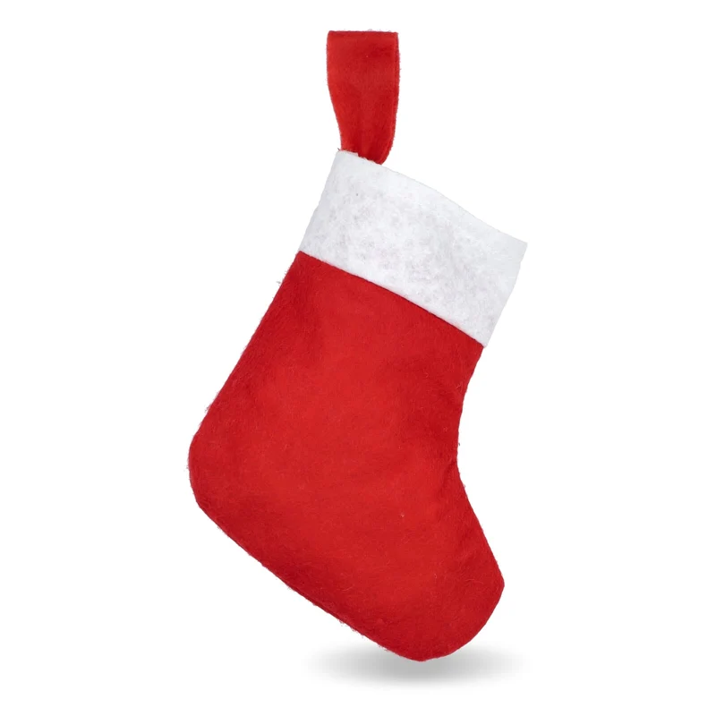 Calza di Natale in feltro 24 cm