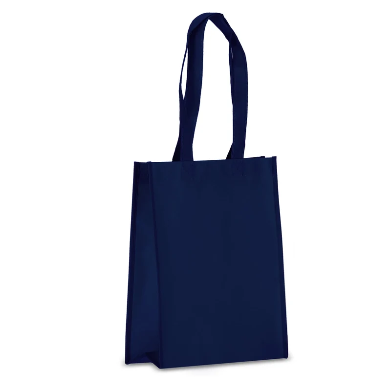 Borsa in TNT RPET laminato 24 x 11 x 30 cm 105g/m²