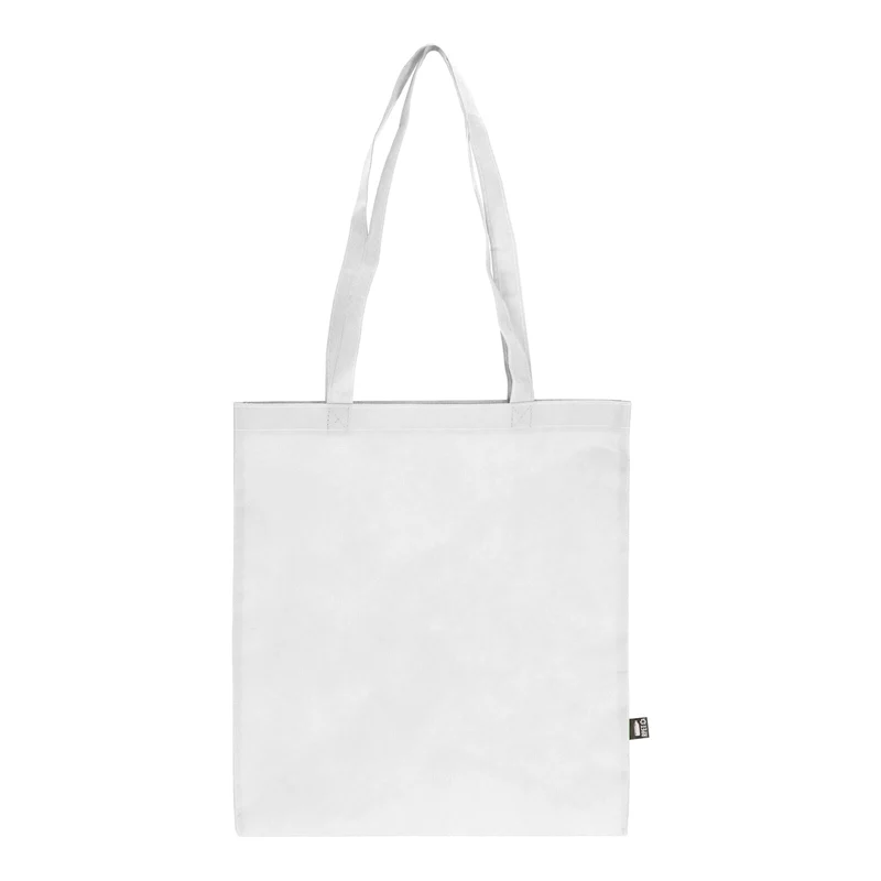 Borsa in TNT RPET con manici lunghi 38x42cm 75g/m²