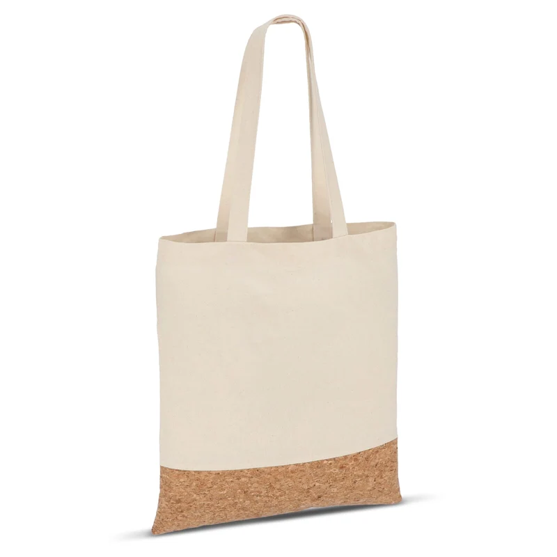 Borsa in cotone e sughero 170g/m² 35 x 40 cm
