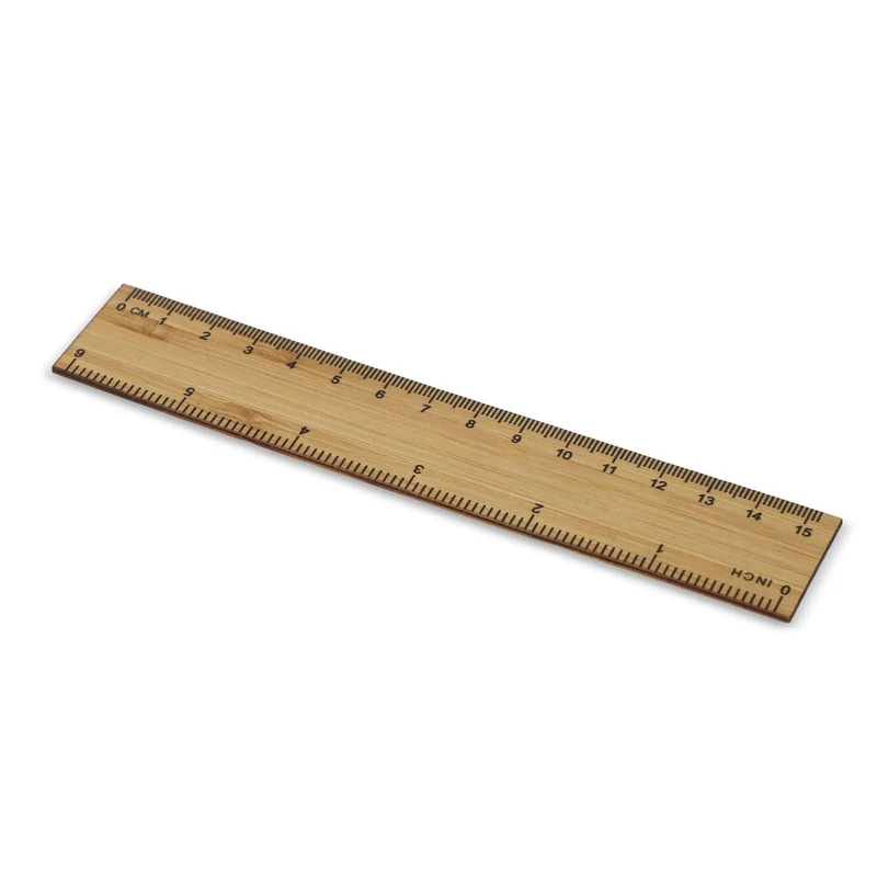 Righello in bambù 15 cm