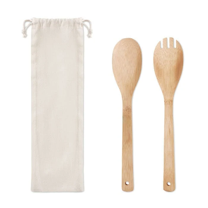 Set insalata in bamboo