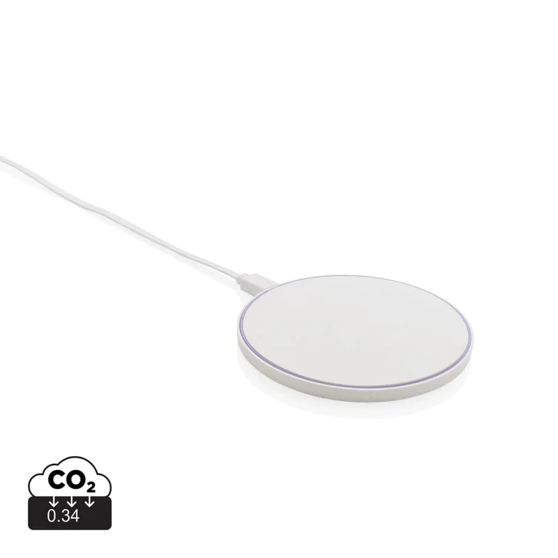Caricatore RCS wireless 10 W in plastica riciclata ICY