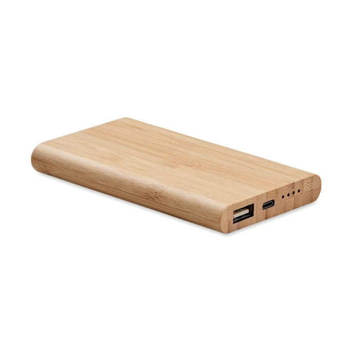 Power bank in bamboo da 4000mAh