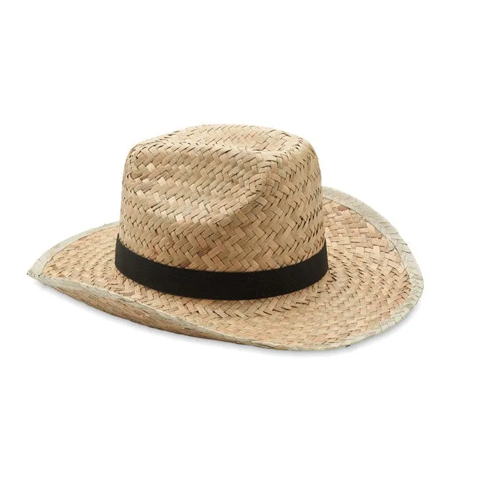 Cappello cowboy in paglia