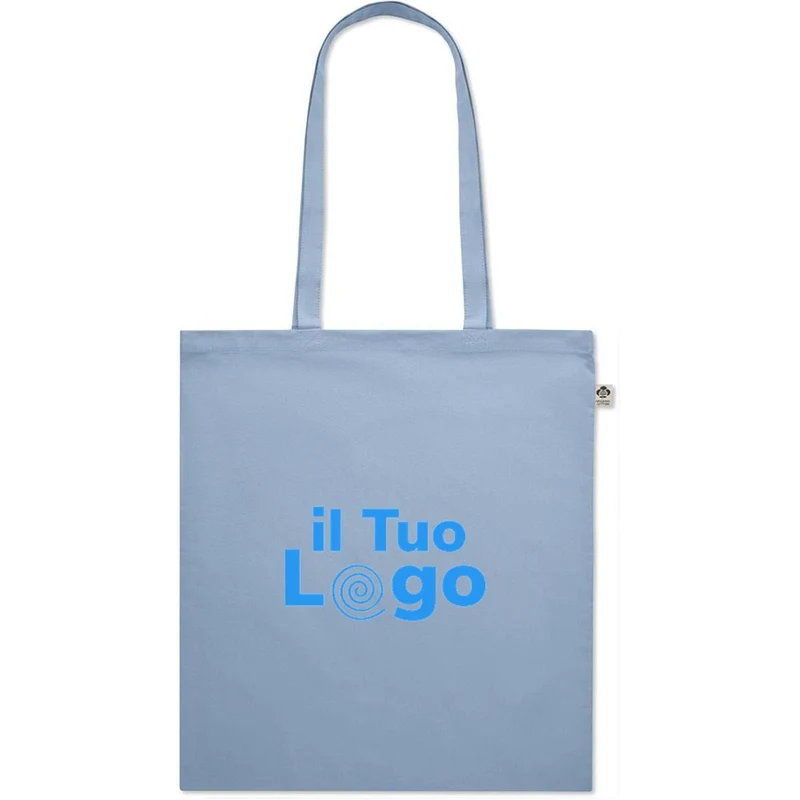Shopper in cotone biologico 180 g colorata